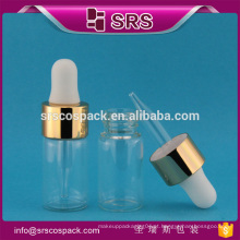 SRS alta qualidade mini 3ml frascos conta-gotas de vidro para óleo essencial